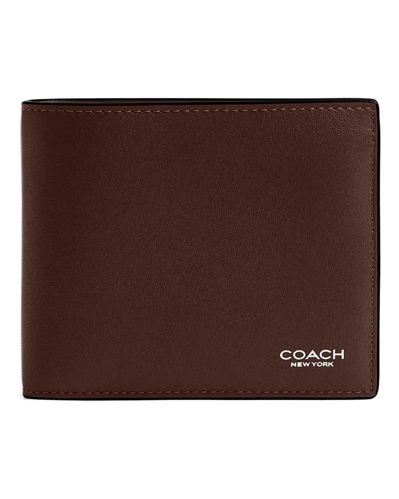 Coach Slim Billfold Portemonnaie - Braun Braun