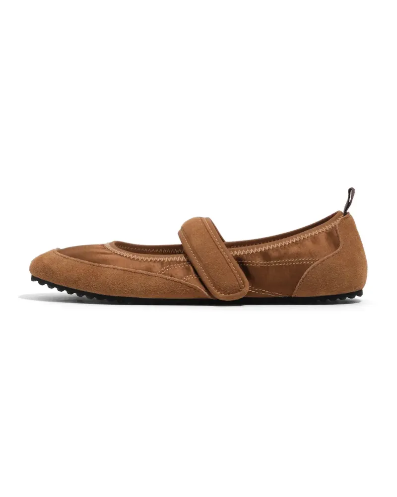 BIMBA Y LOLA Ballerinas mit Klettverschluss - Braun Braun