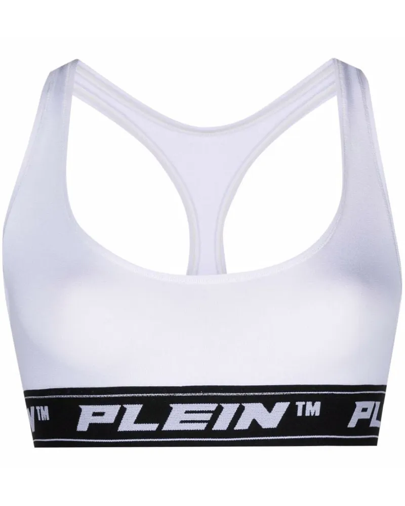 Philipp Plein BH mit Logo - Weiß Weiß