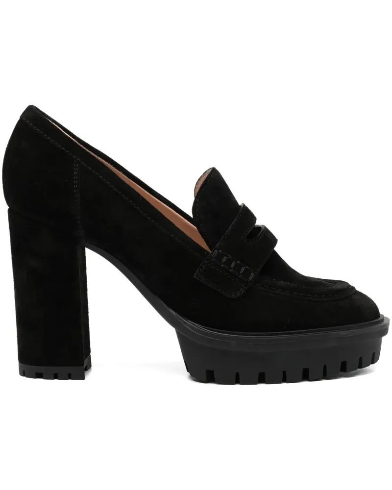 Gianvito Rossi Barry Pumps aus Wildleder - Schwarz Schwarz