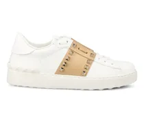 Sneakers mit Rockstud-Nieten - Weiß