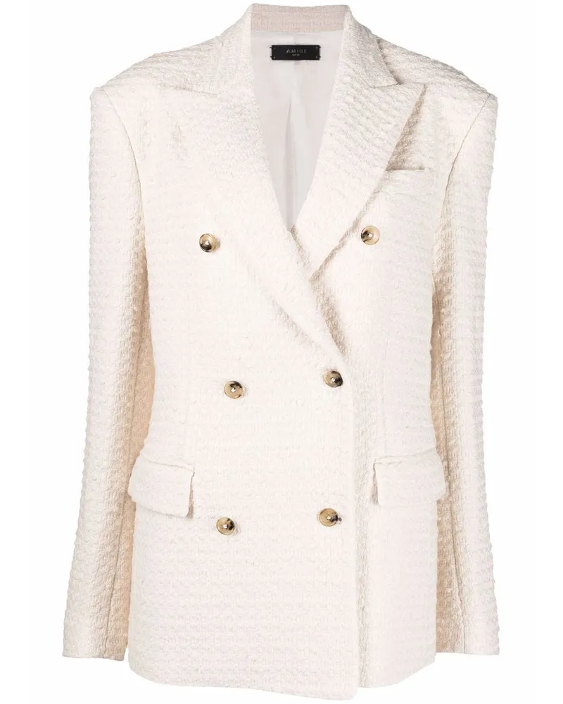 Amiri Doppelreihiger Blazer - Nude Nude