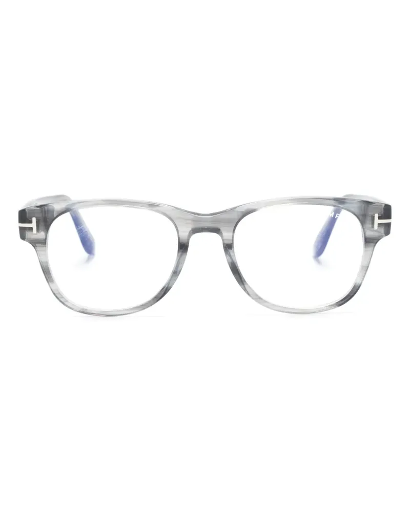 Tom Ford FT5898B Brille mit rundem Gestell - Grau Grau