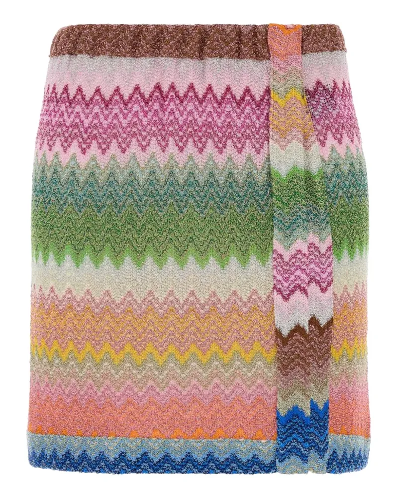 Missoni Minirock mit Stickerei - Rosa Rosa