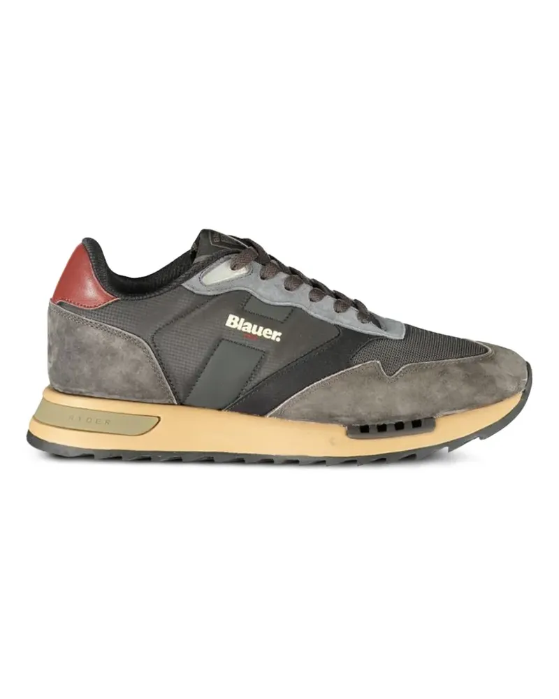 Blauer Ryder Sneakers mit Einsätzen - Schwarz Schwarz