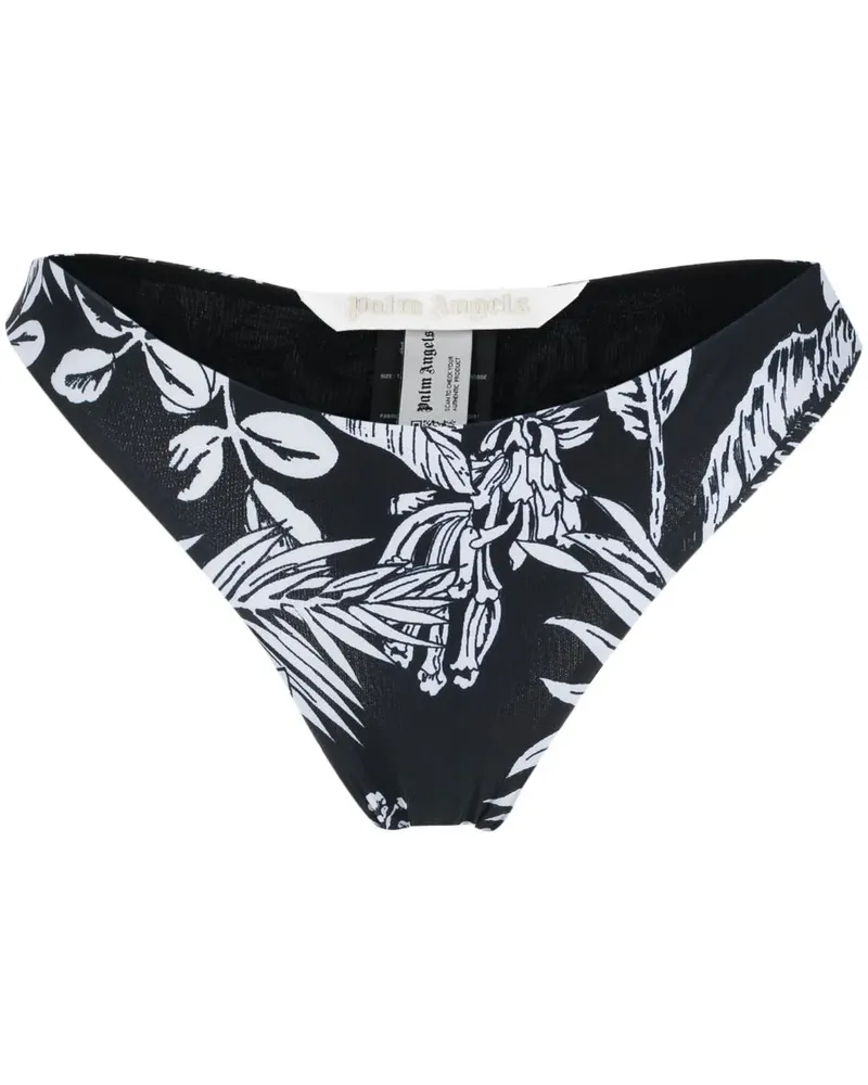 Palm Angels Bikinihöschen mit Blumen-Print - Weiß Weiß