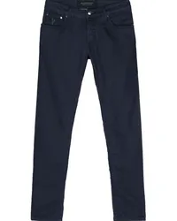 Hand Picked Halbhohe Orvieto Slim-Fit-Jeans Blau