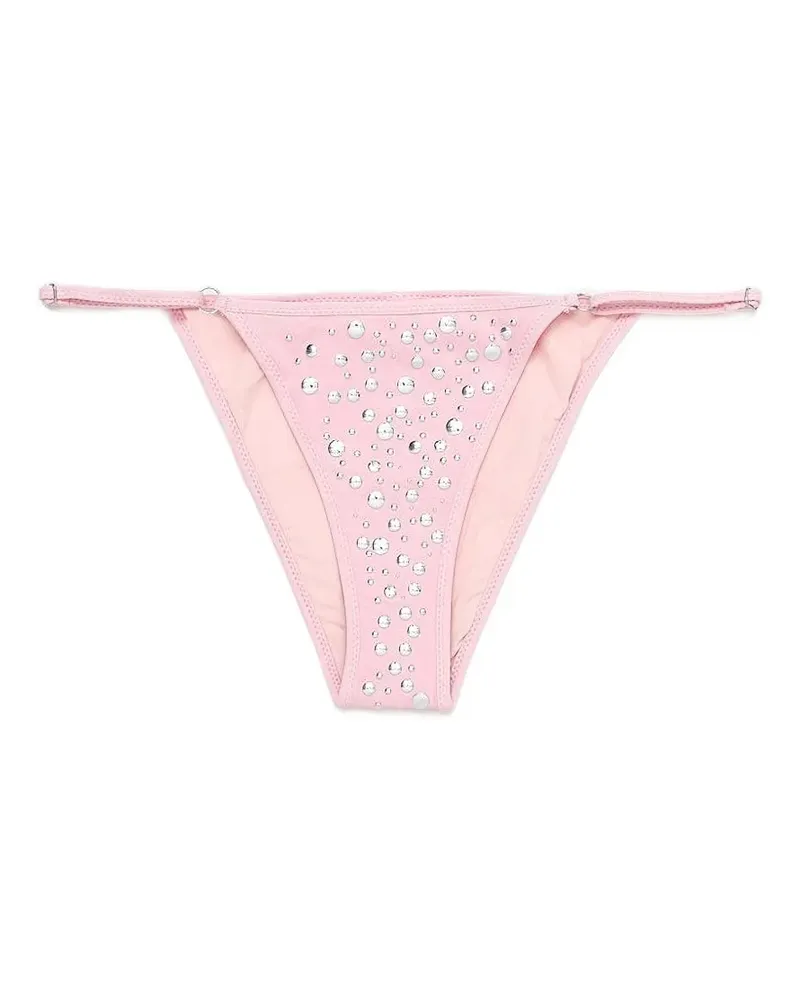 GIMAGUAS Bella crystal-embellished bikini bottoms - Rosa Rosa
