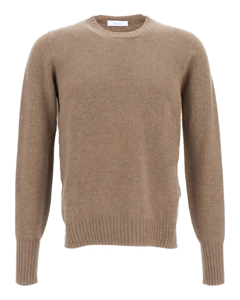 Drumohr  Pullover mit rundem Ausschnitt - Nude Nude