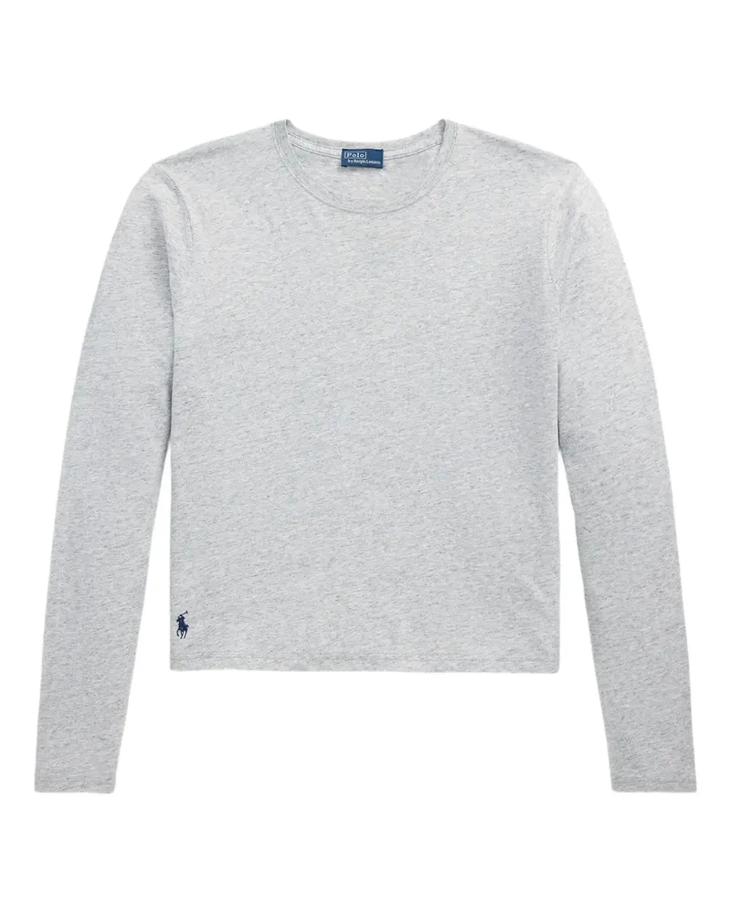 Ralph Lauren Klassisches Langarmshirt - Grau Grau