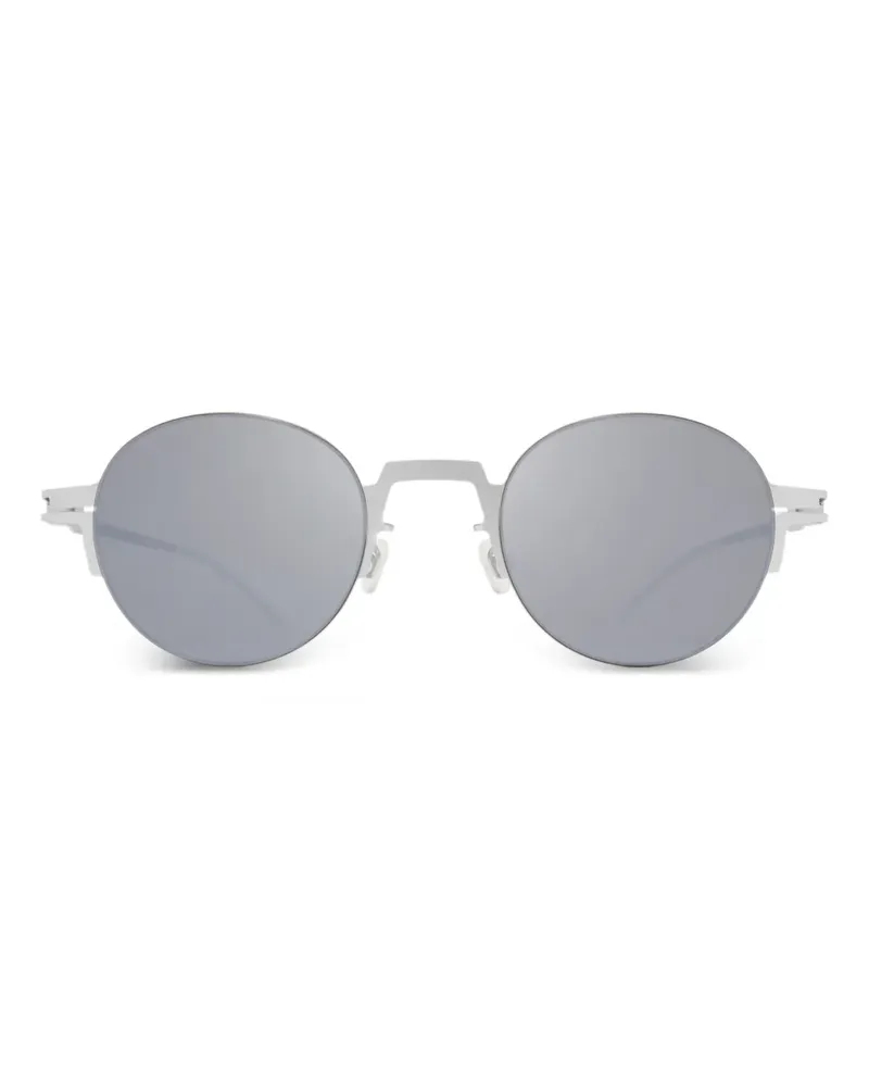 Mykita Runde Studio Sonnenbrille - Silber Silber
