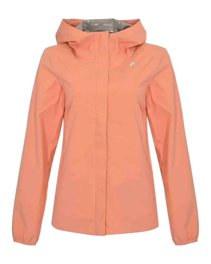 K-Way Marguerite hooded jacket - Orange Orange