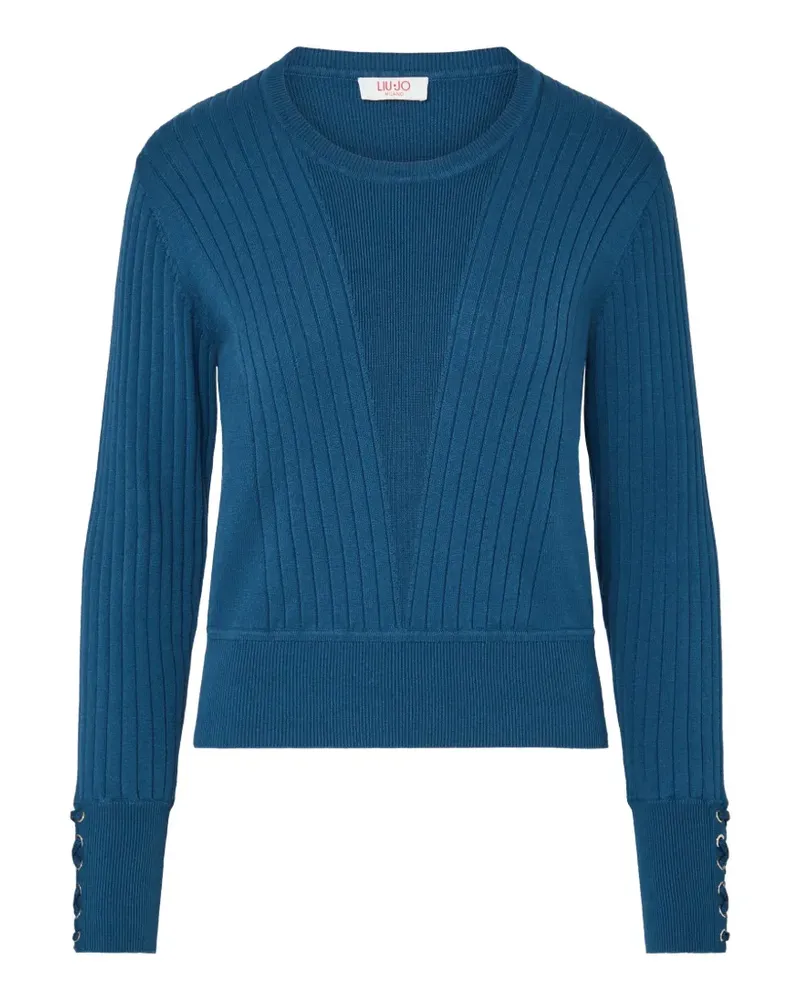 Liu Jo sweater with laces - Blau Blau