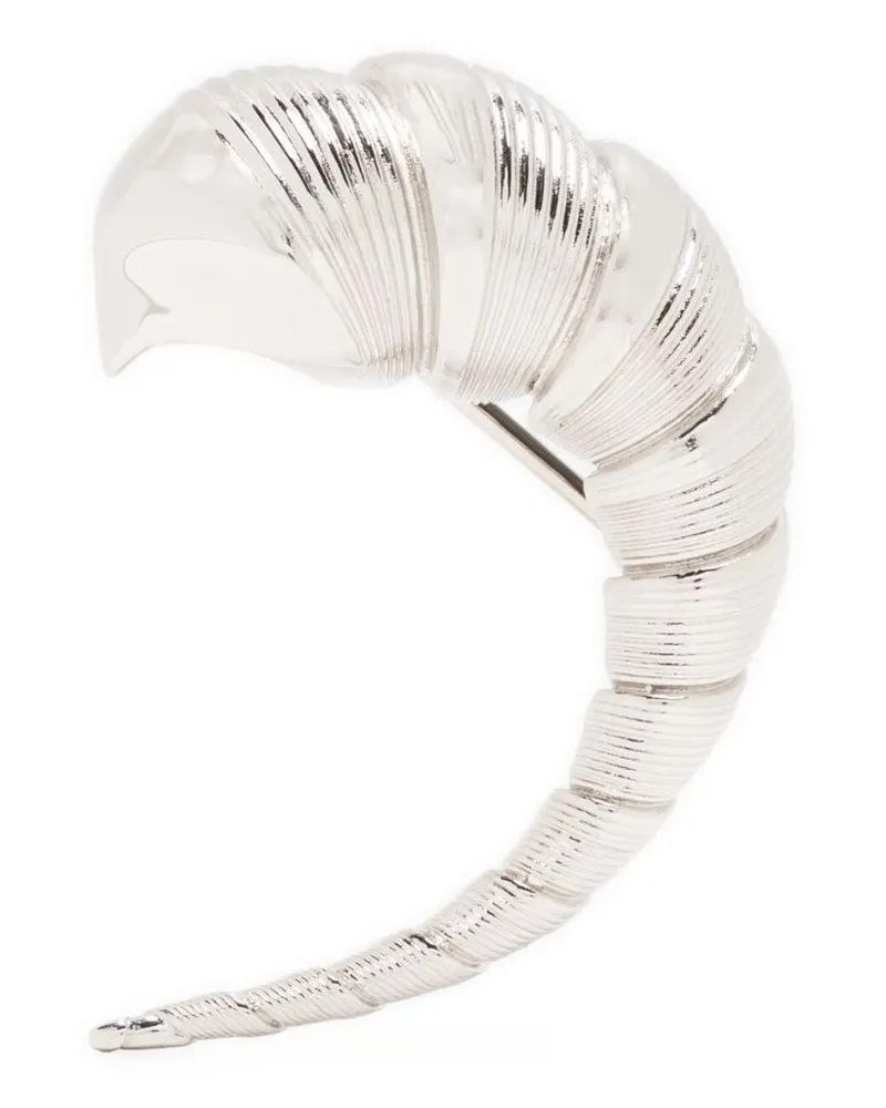 Courrèges Ear Cuff in Muschelform - Silber Silber