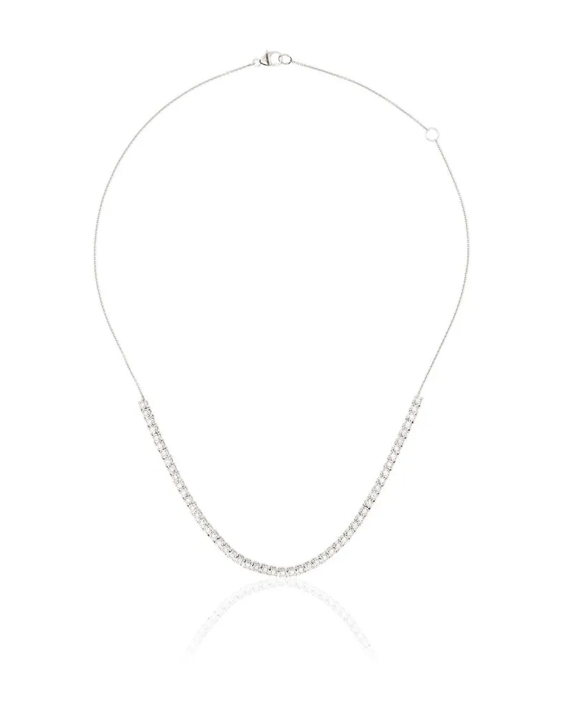 Dana Rebecca Designs 14kt Weißgoldhalskette mit Diamanten - Silber Silber