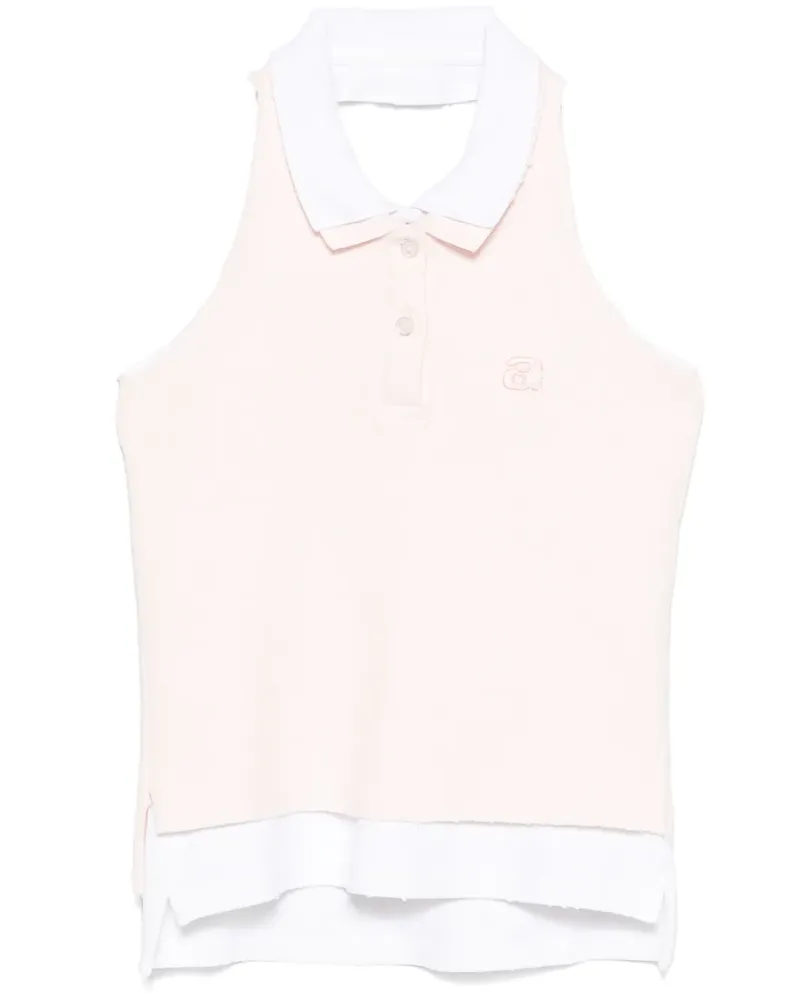 Alexander Wang Neckholder-Top im Layering-Look - Rosa Rosa