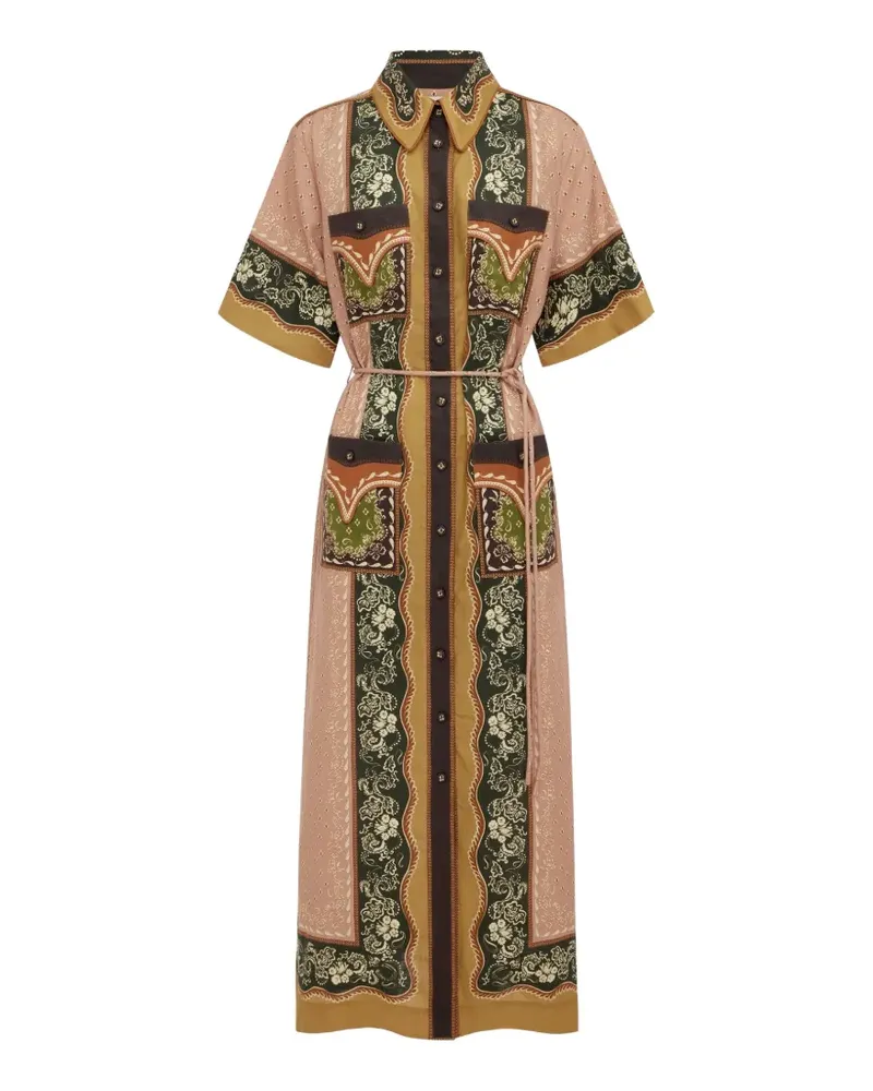 ALEMAIS Darcey shirtdress - Rosa Rosa