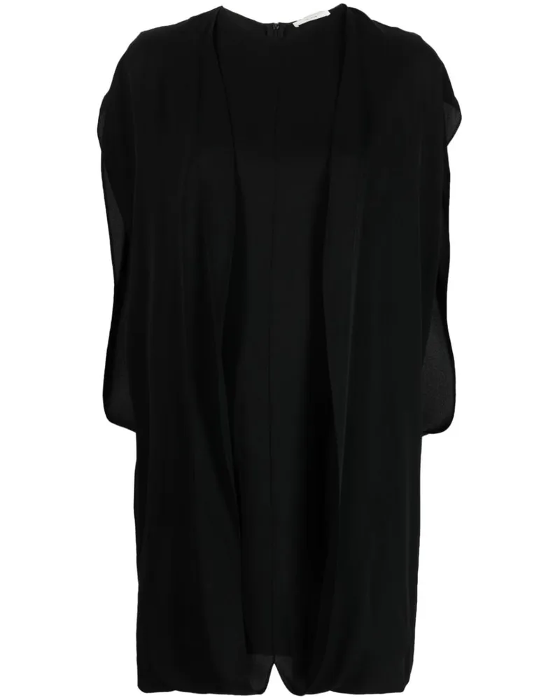 The Row Drapiertes Minikleid aus Seide - Schwarz Schwarz