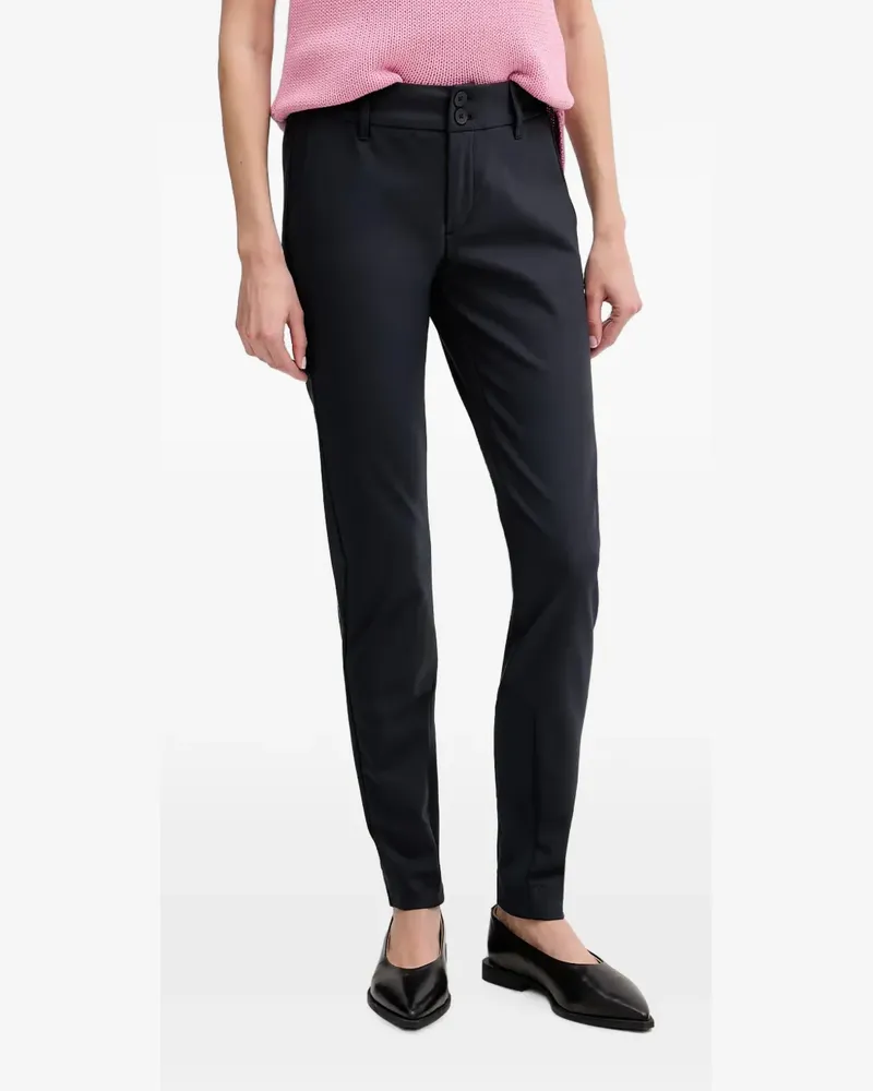 Mos Mosh MMBlake Night Slim-Fit-Hose mit Knopfdetail - Blau Blau