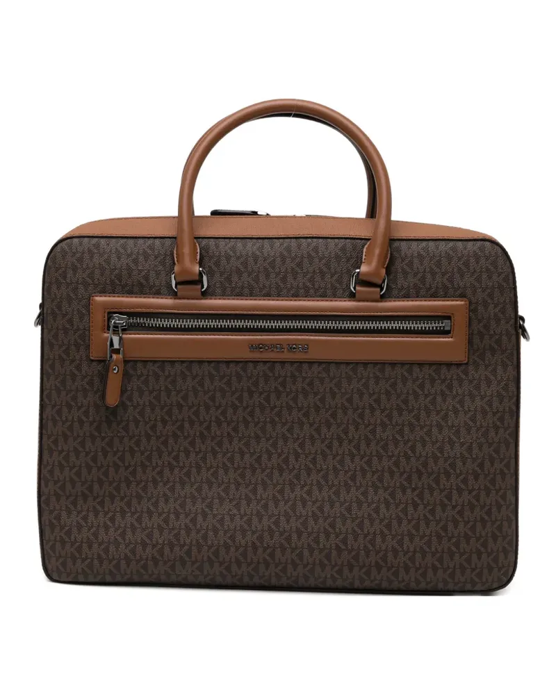 Michael Kors Aktentasche mit Monogramm - Braun Braun