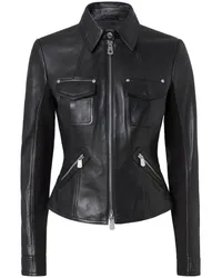 Pinko Schmale Jacke Schwarz