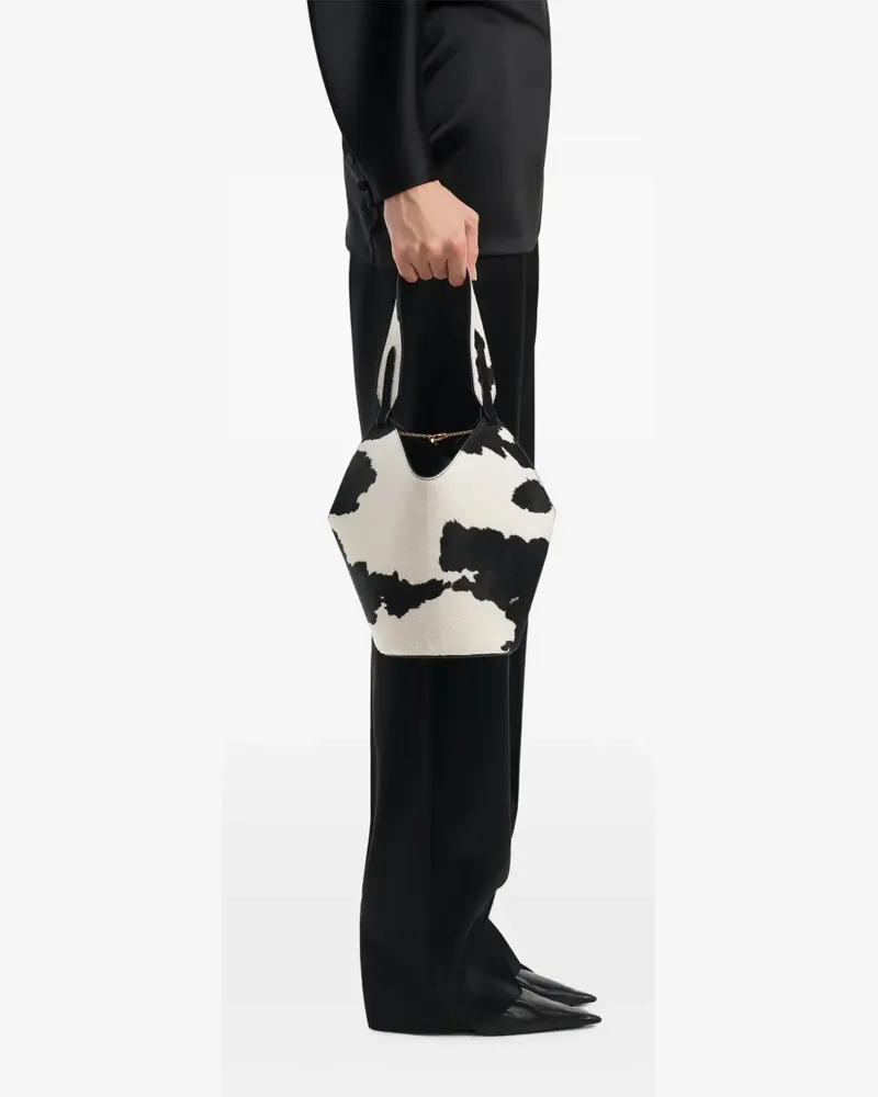 KHAITE Mini Lotus Tote Bag - Weiß Weiß
