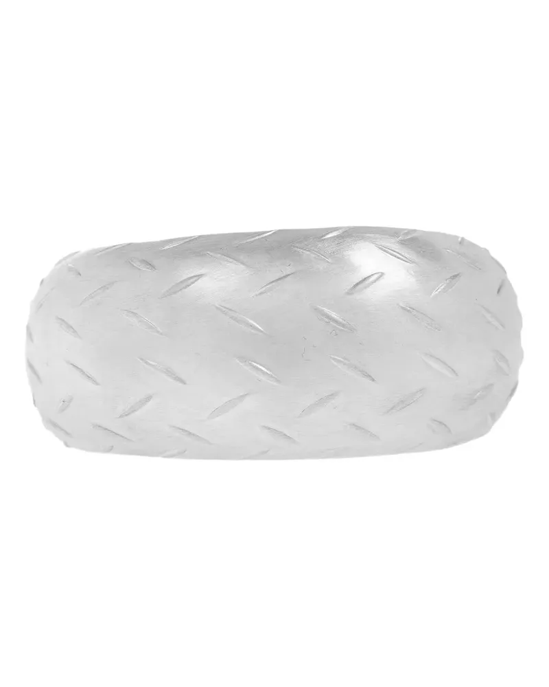 MISBHV Gemusterte Armspange - Silber Silber