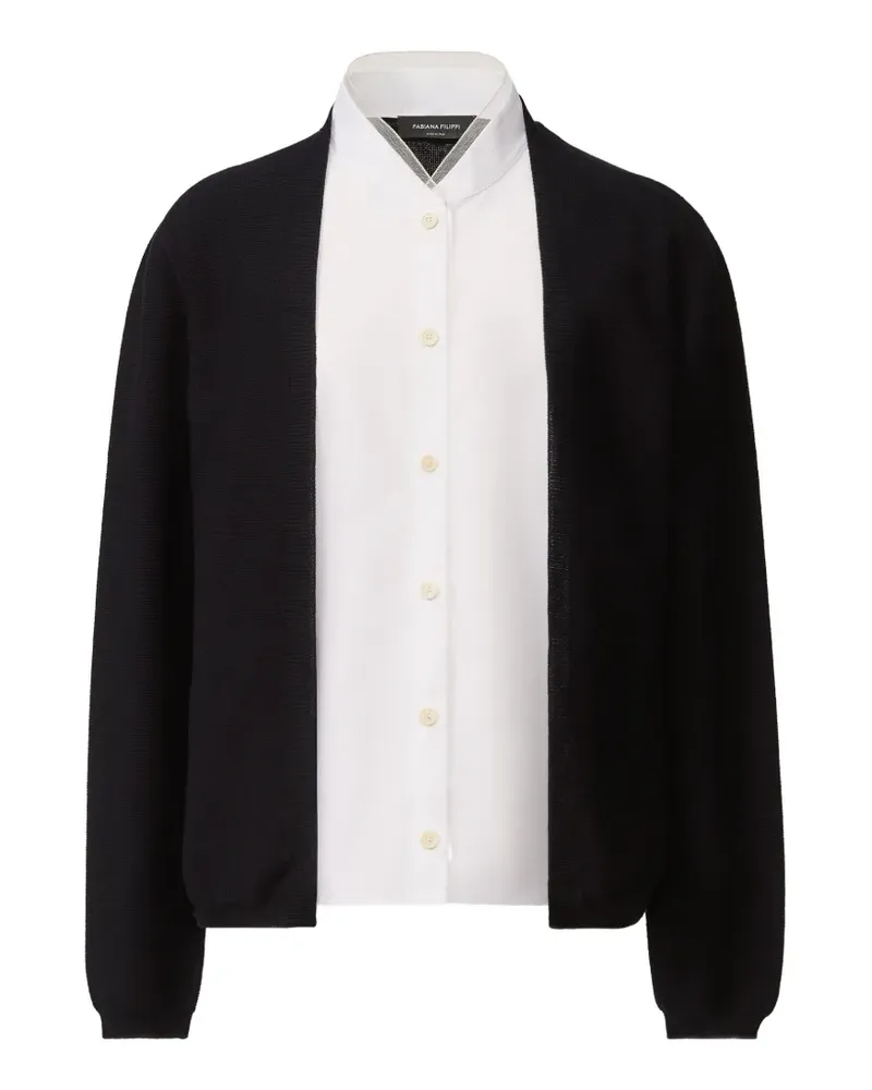 Fabiana Filippi Cardigan mit langen Ärmeln - Schwarz Schwarz