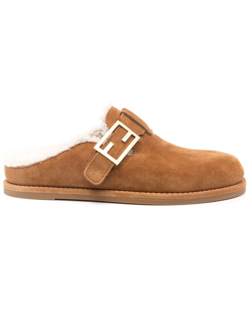 Fendi Feel Slipper - Braun Braun