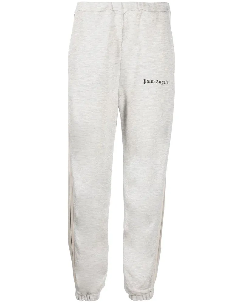 Palm Angels Jogginghose mit Logo-Print - Grau Grau