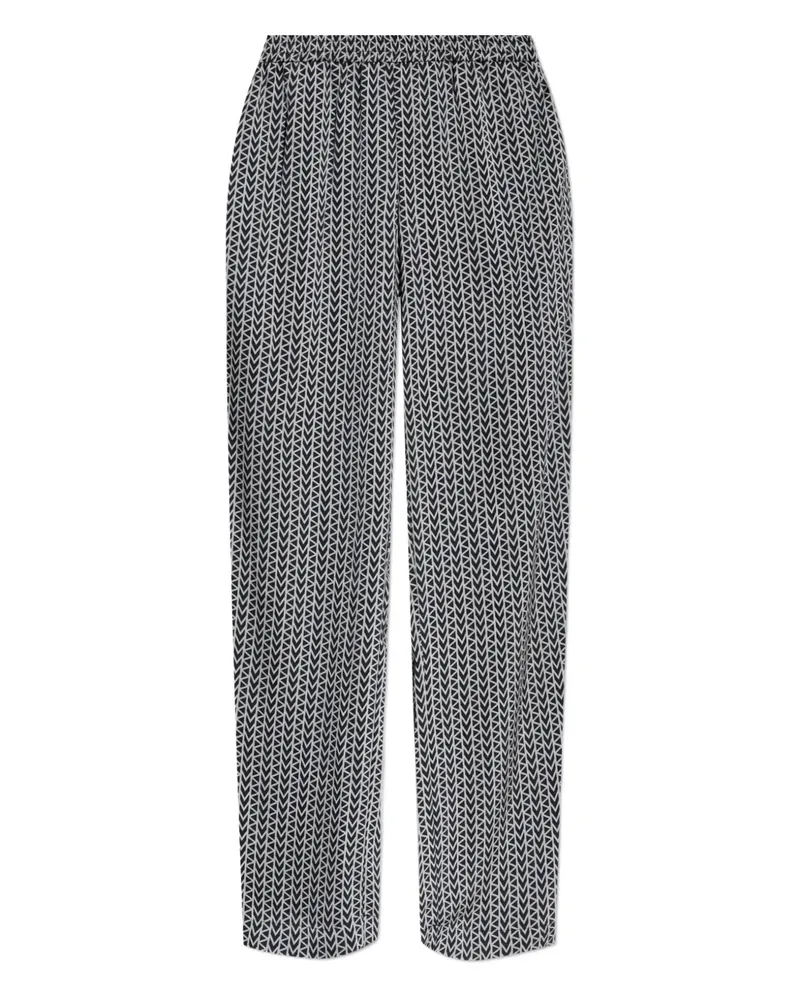 Michael Kors Jogginghose mit Zickzack-Print - Schwarz Schwarz