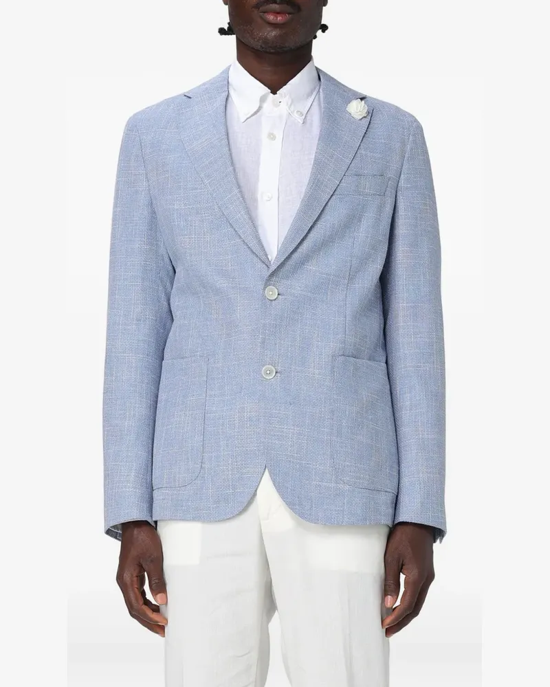 HUGO BOSS Jacke mit aufgesetzten Taschen - Blau Blau