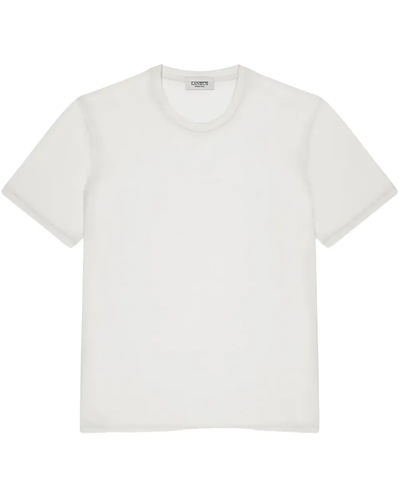 Laneus T-Shirt aus Baumwolle - Weiß Weiß
