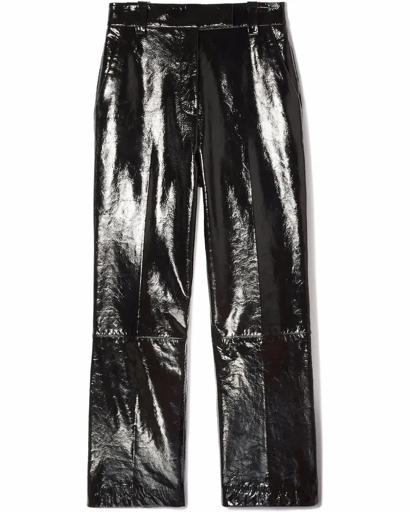 KHAITE Melie Cropped-Hose - Schwarz Schwarz