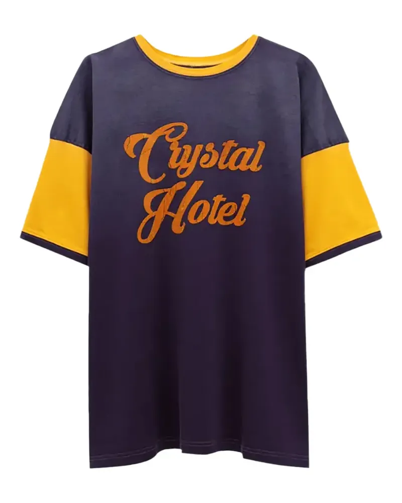 Maison Margiela Crystal Hotel T-Shirt - Violett Violett