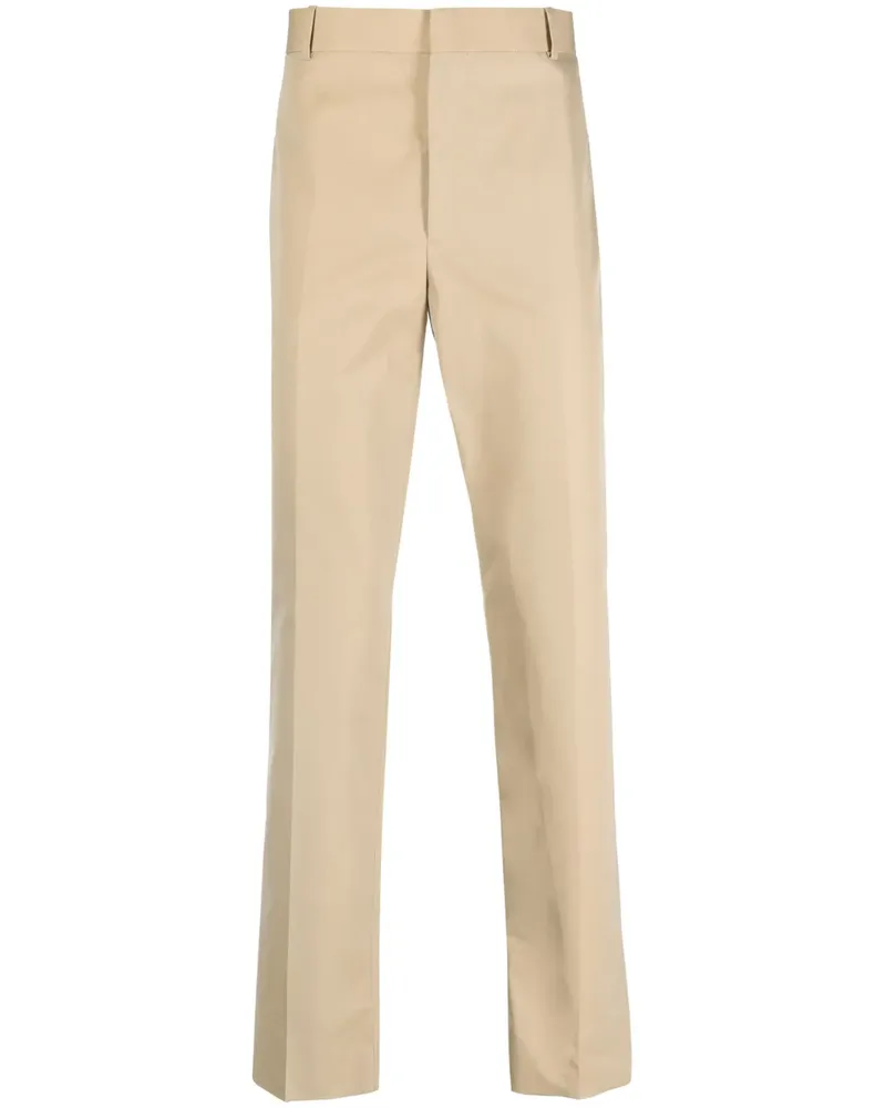 Alexander McQueen Hose mit Tapered-Bein - Nude Nude