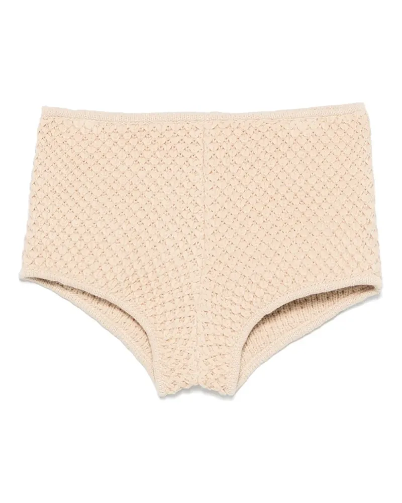 Elie Saab Klassische Jersey-Shorts - Nude Nude