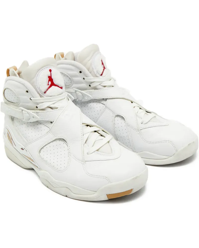 Jordan Air  8 leather sneakers - Weiß Weiß