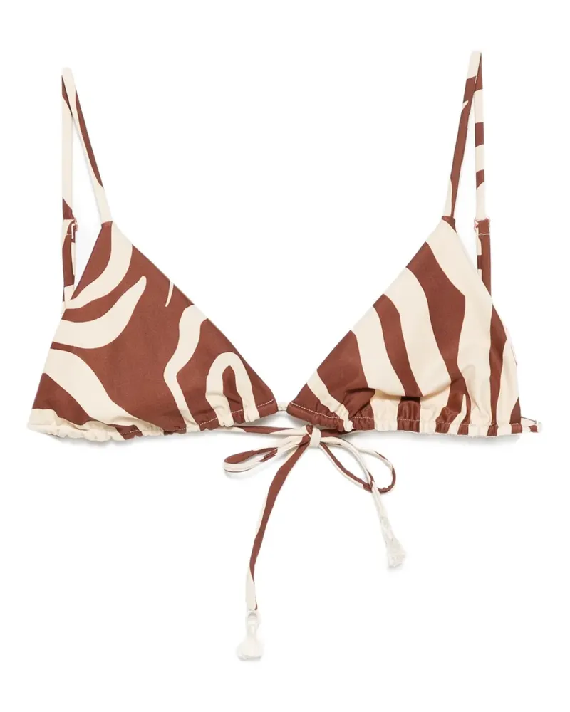 Johanna Ortiz Konibo Bikinioberteil - Braun Braun