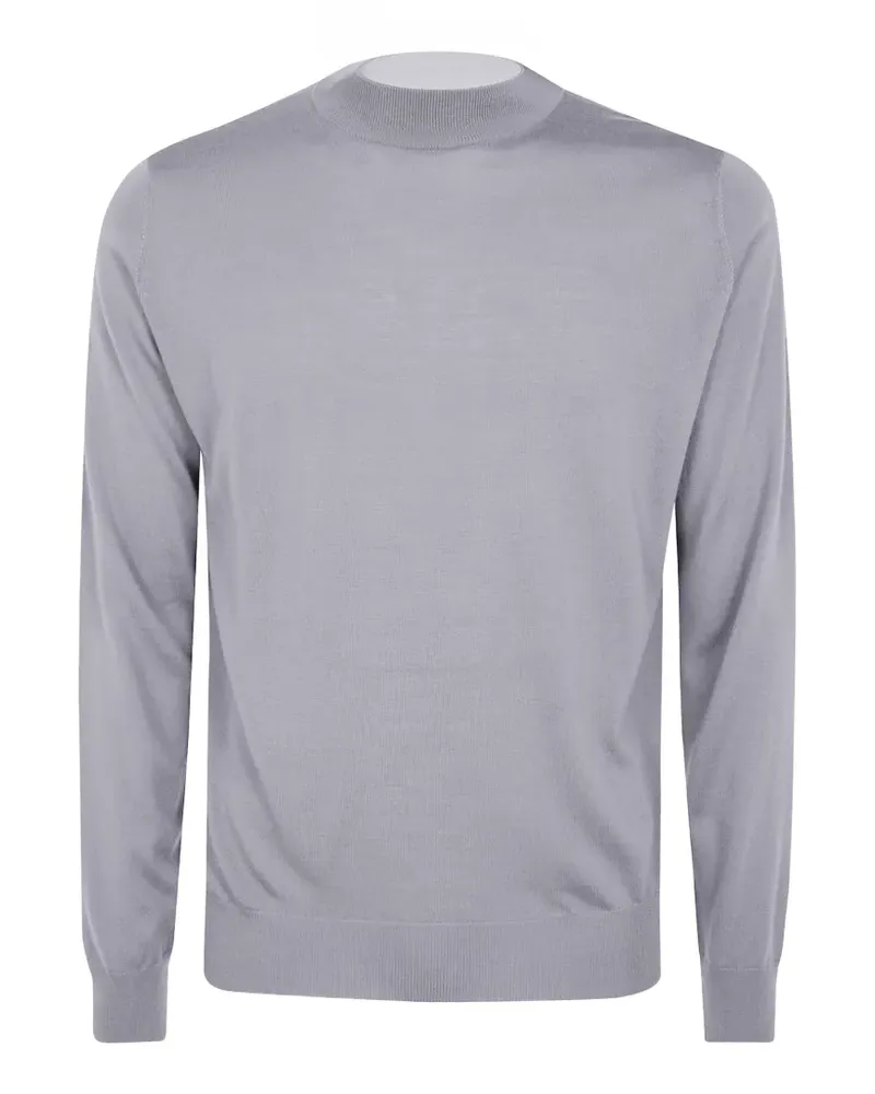 Filippo de Laurentiis Fein gestrickter Rollkragenpullover - Grau Grau