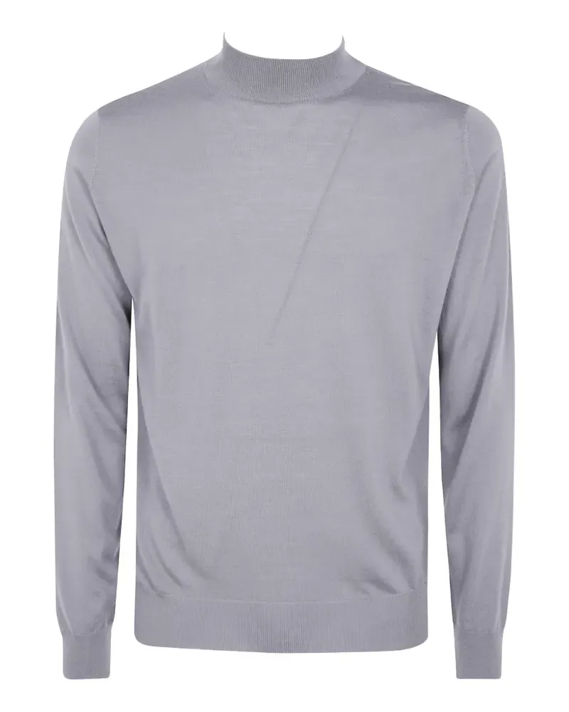 Filippo de Laurentiis Fein gestrickter Rollkragenpullover - Grau Grau