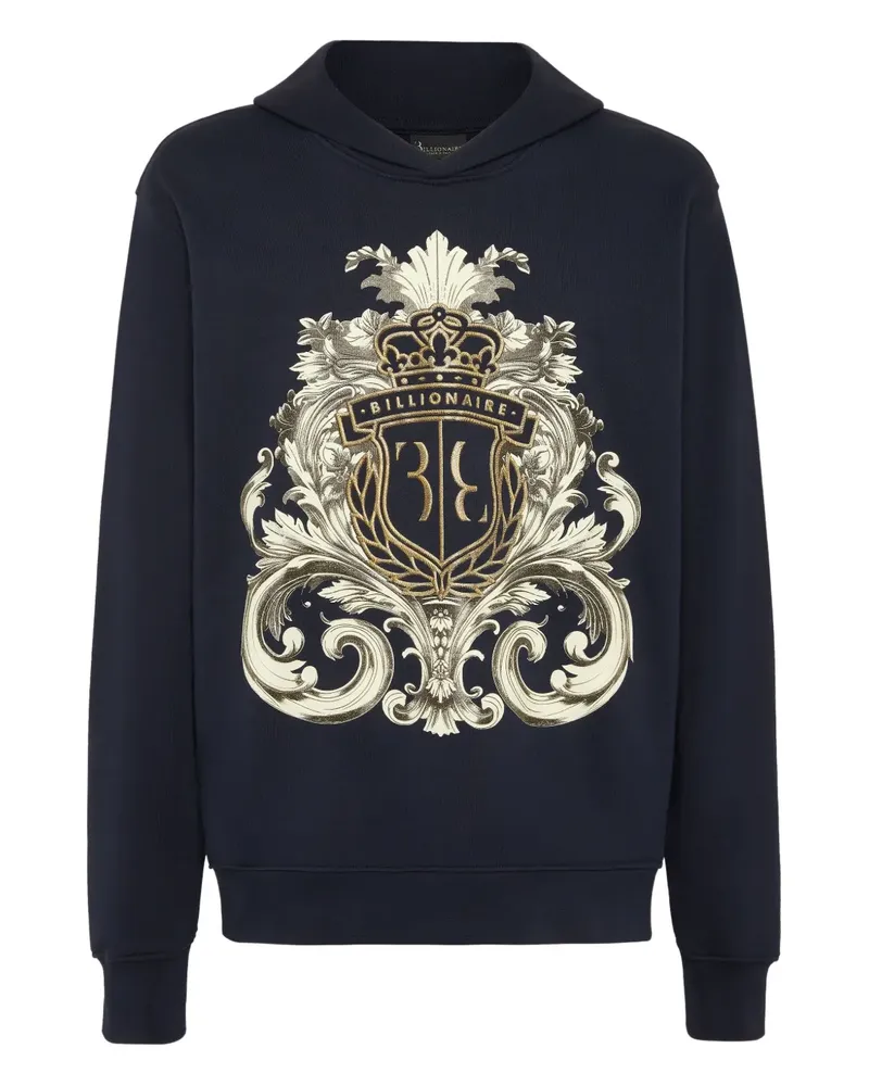 Billionaire B Baroque Hoodie - Blau Blau