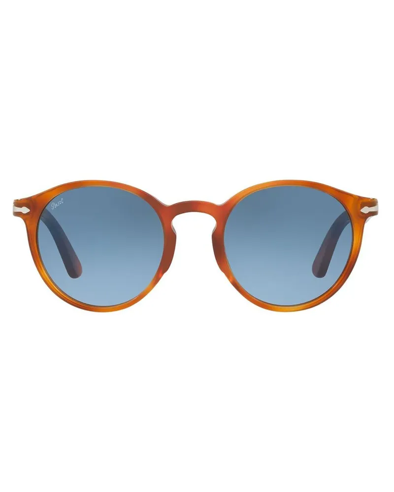 Persol Runde PO3171S Sonnenbrille - Braun Braun