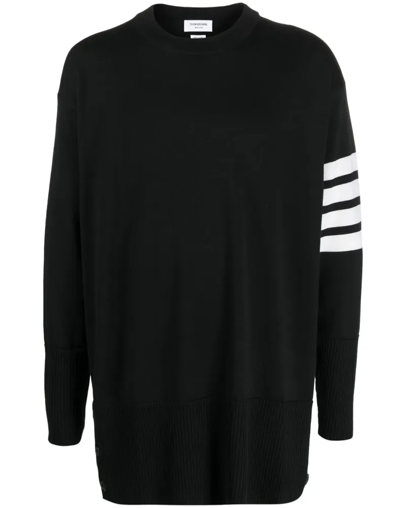 Thom Browne Pullover mit Streifen - Schwarz Schwarz