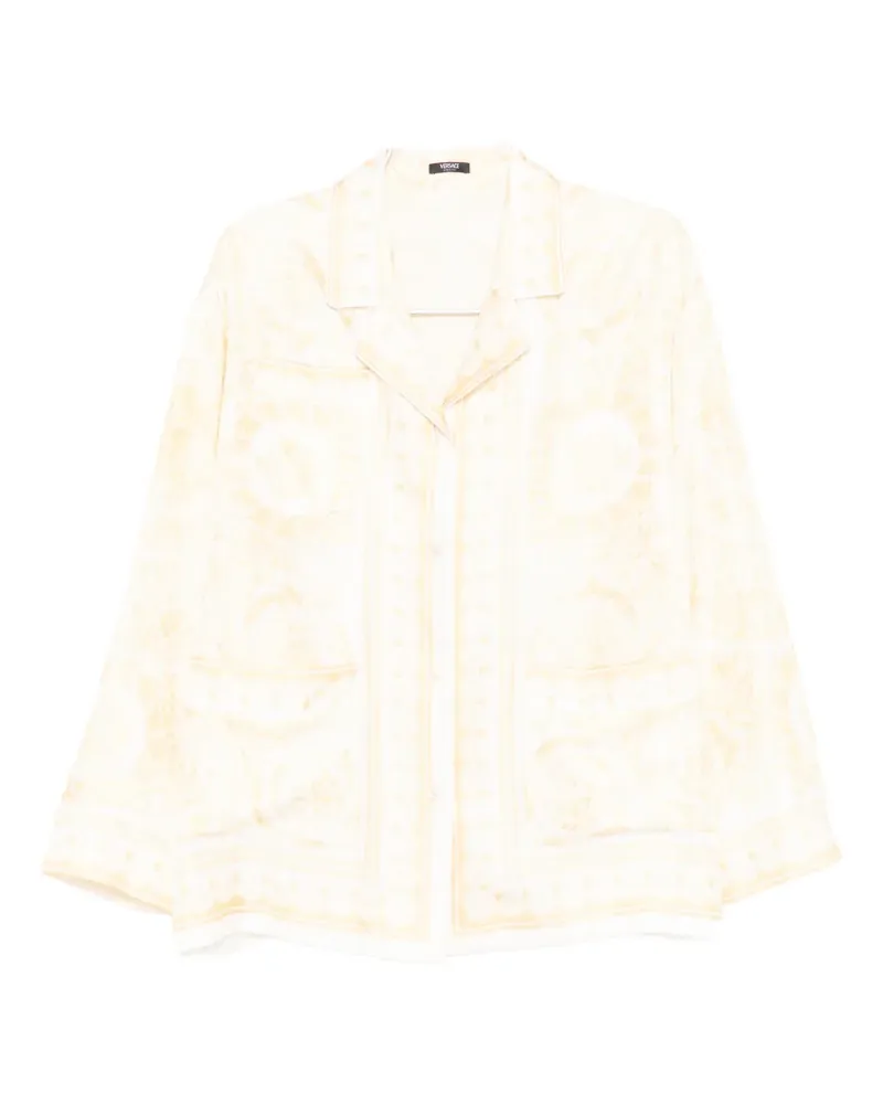 Versace Gemusterte Bluse - Nude Nude