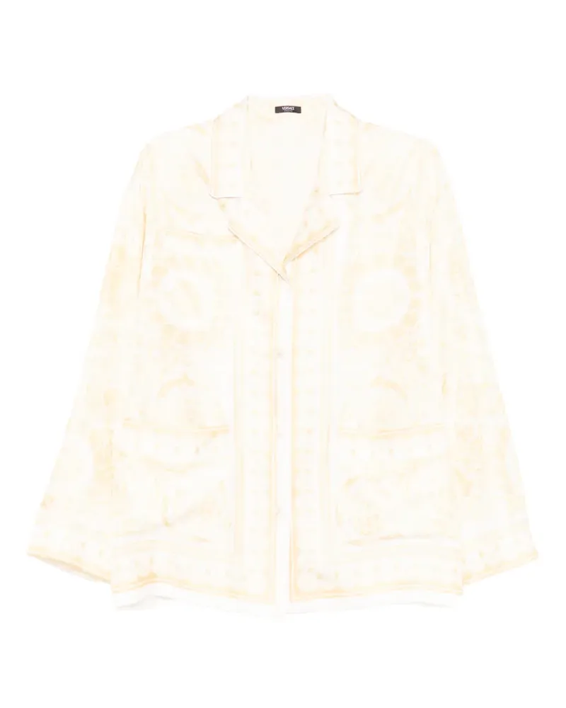 Versace Gemusterte Bluse - Nude Nude