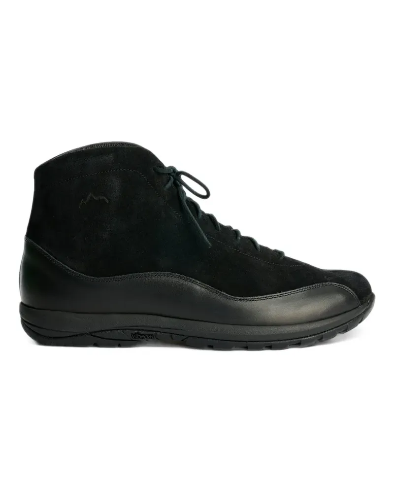 Diemme Bardolino Mid Stiefel mit Wildledereinsätzen - Schwarz Schwarz