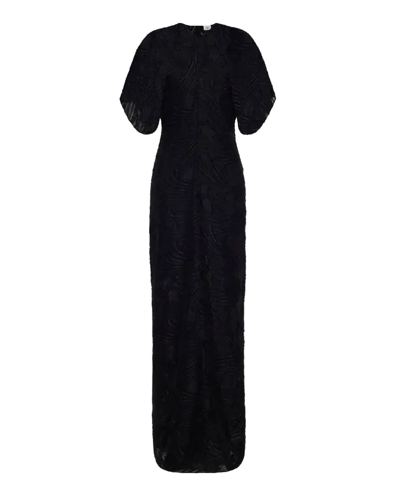 Adam Lippes Aoki fil-coupé maxi dress - Schwarz Schwarz