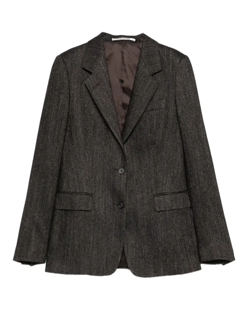Tagliatore Jacke mit Fischgrätenmuster - Grau Grau