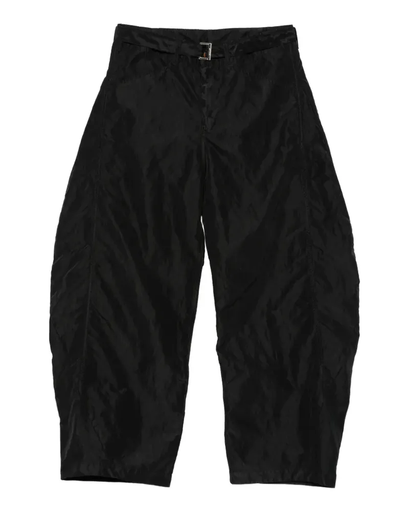 Sacai Hose mit Gürtel - Schwarz Schwarz